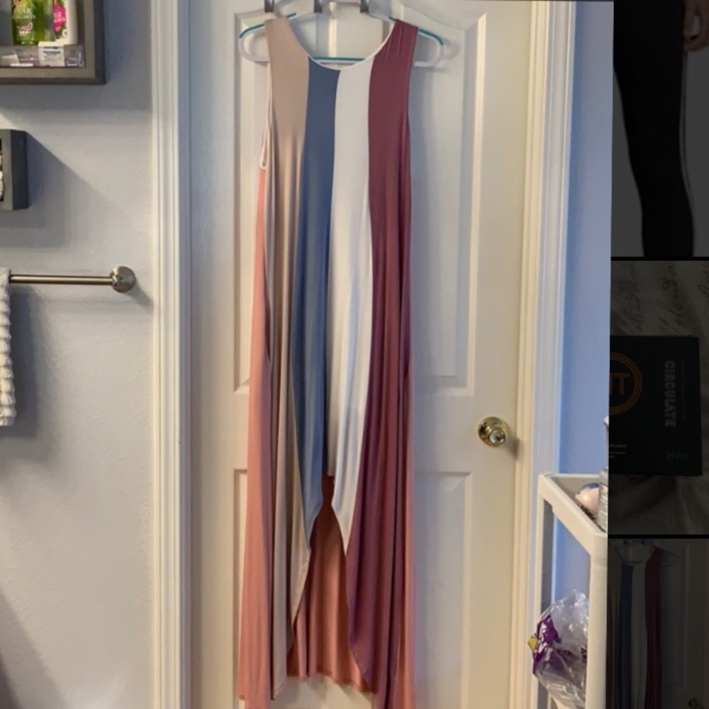 Beeson River Sleeveless Color-block dress Large